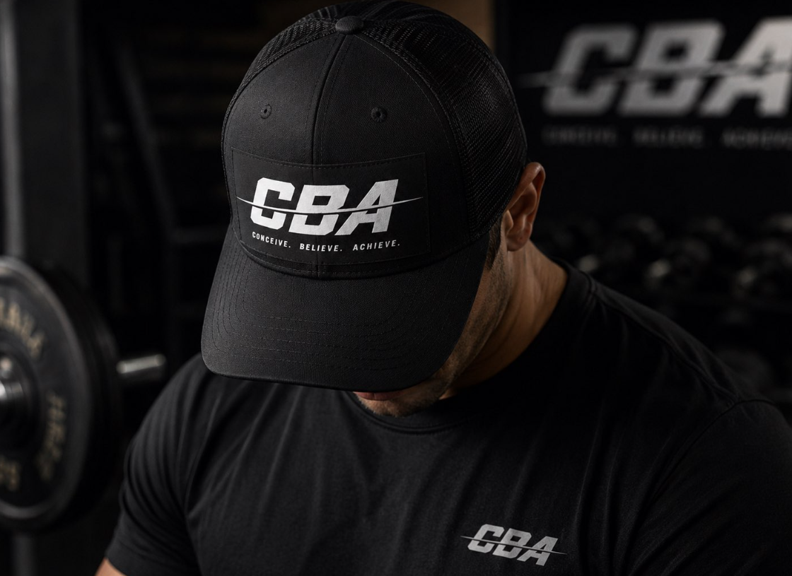 Trucker Hat Snapback - CBA "Conceive. Believe. Achieve." Retro Mesh Cap