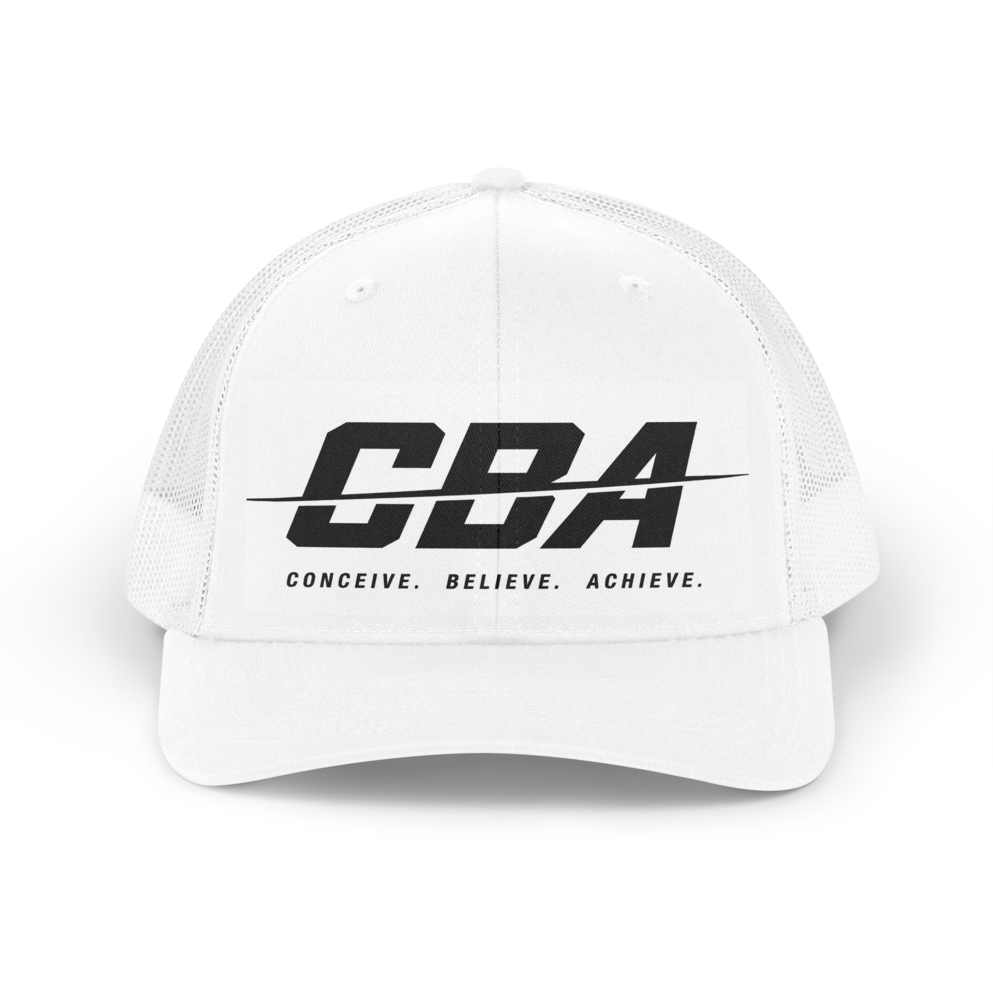 Trucker Hat Snapback - CBA "Conceive. Believe. Achieve." Retro Mesh Cap